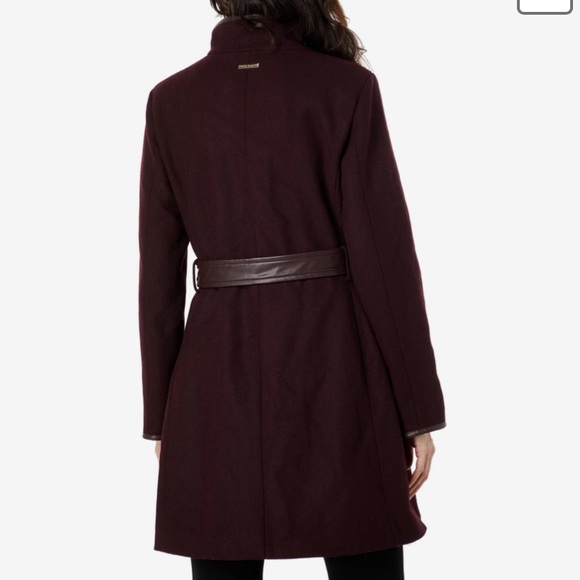 Vince Camuto Belted Wool Trenchcoat - Picture 4 of 15